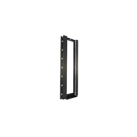 Chatsworth Products Cpi GLOBAL STANDARD RACK KIT, RACK+ 2, 6"W VERT CAB MGRS, 45UX19", ALUM, BLK 57004-703